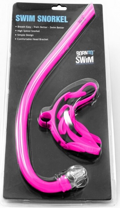 BornToSwim swim snorkel 1 Růžová