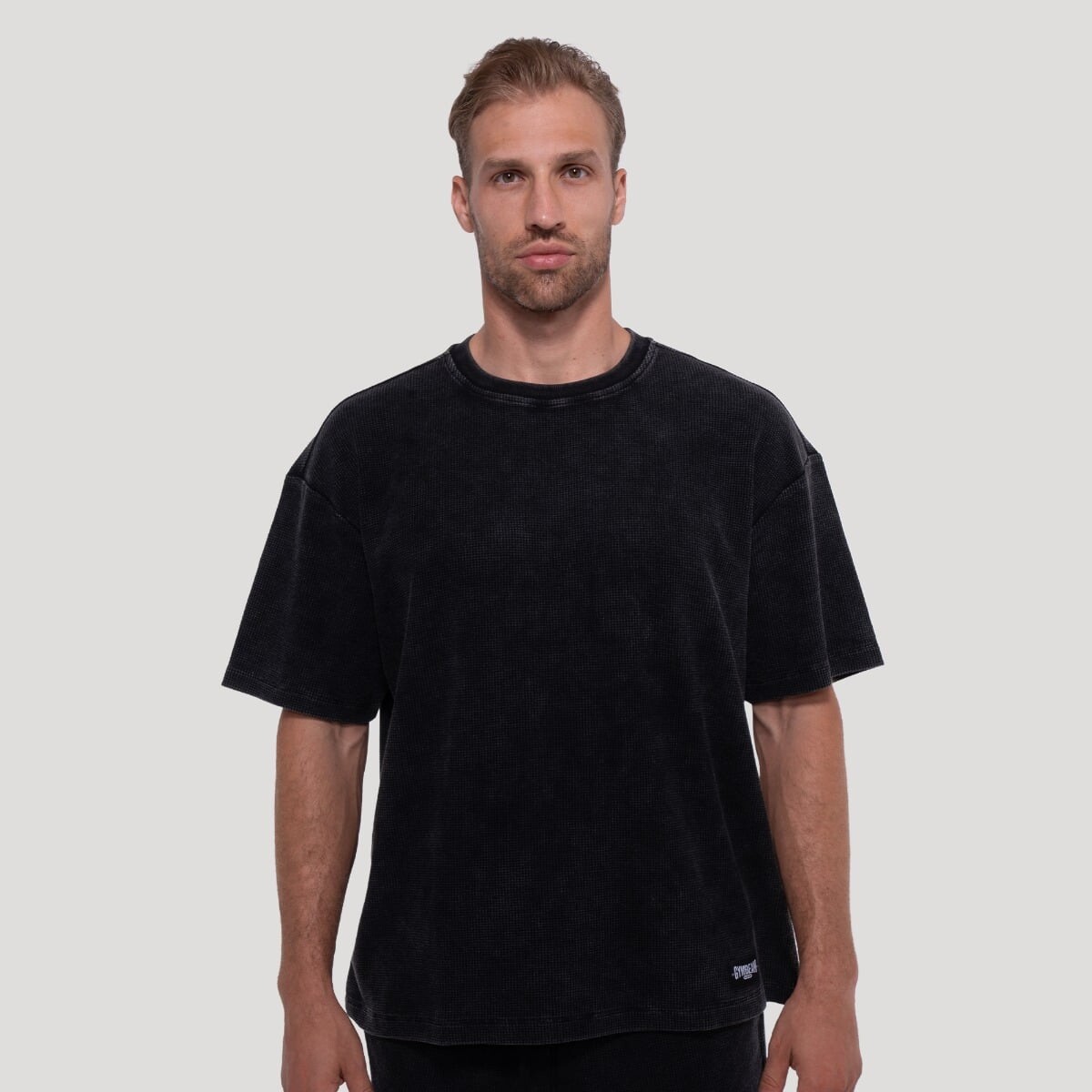 GymBeam Tričko Persistence Washed Black