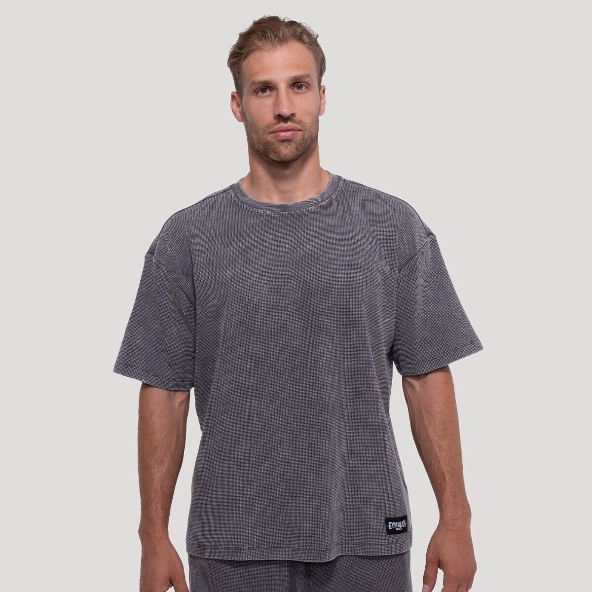 GymBeam Tričko Persistence Washed Gray