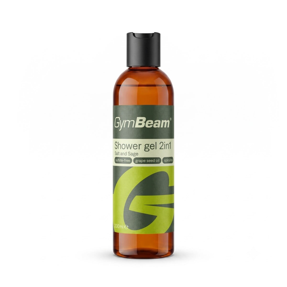 GymBeam Sprchový gel 2v1 Salt & Sage 200 ml