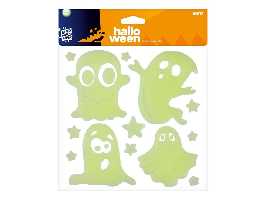MFP 1042924 Samolepky Halloween gelové svítící mix