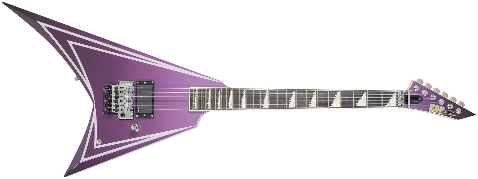 ESP Alexi Hexed FR EB Purple Fade
