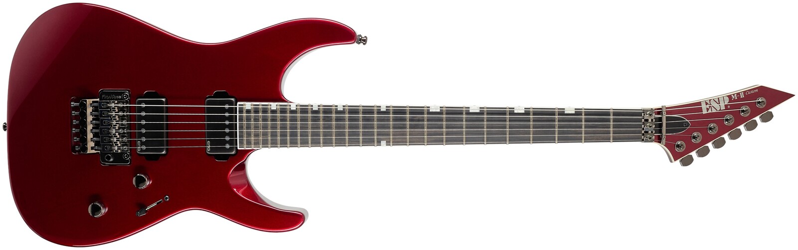 ESP M-II Custom FR EB Deep Candy Apple Red