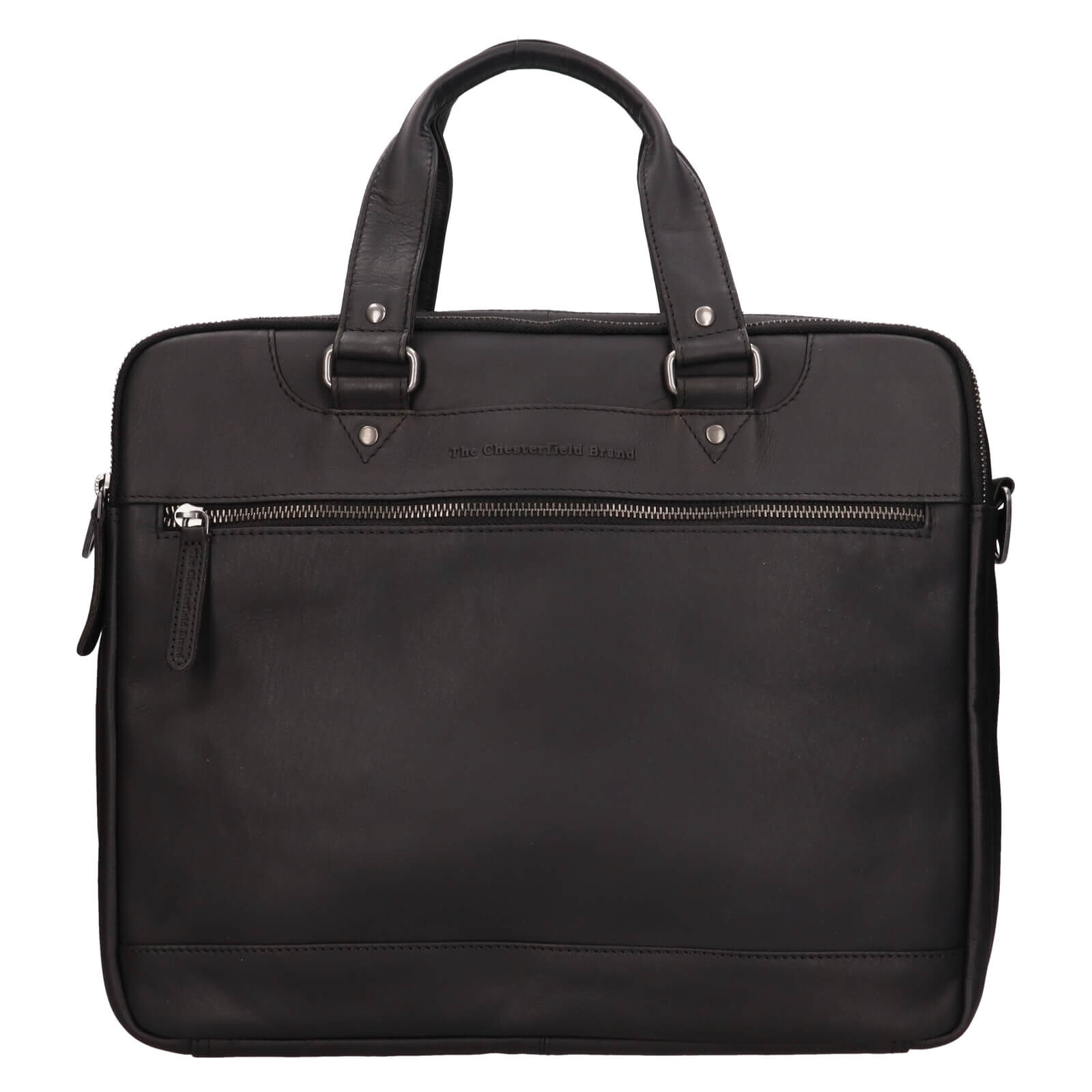 Pánská kožená taška na notebook The Chesterfield Brand Montara - černá