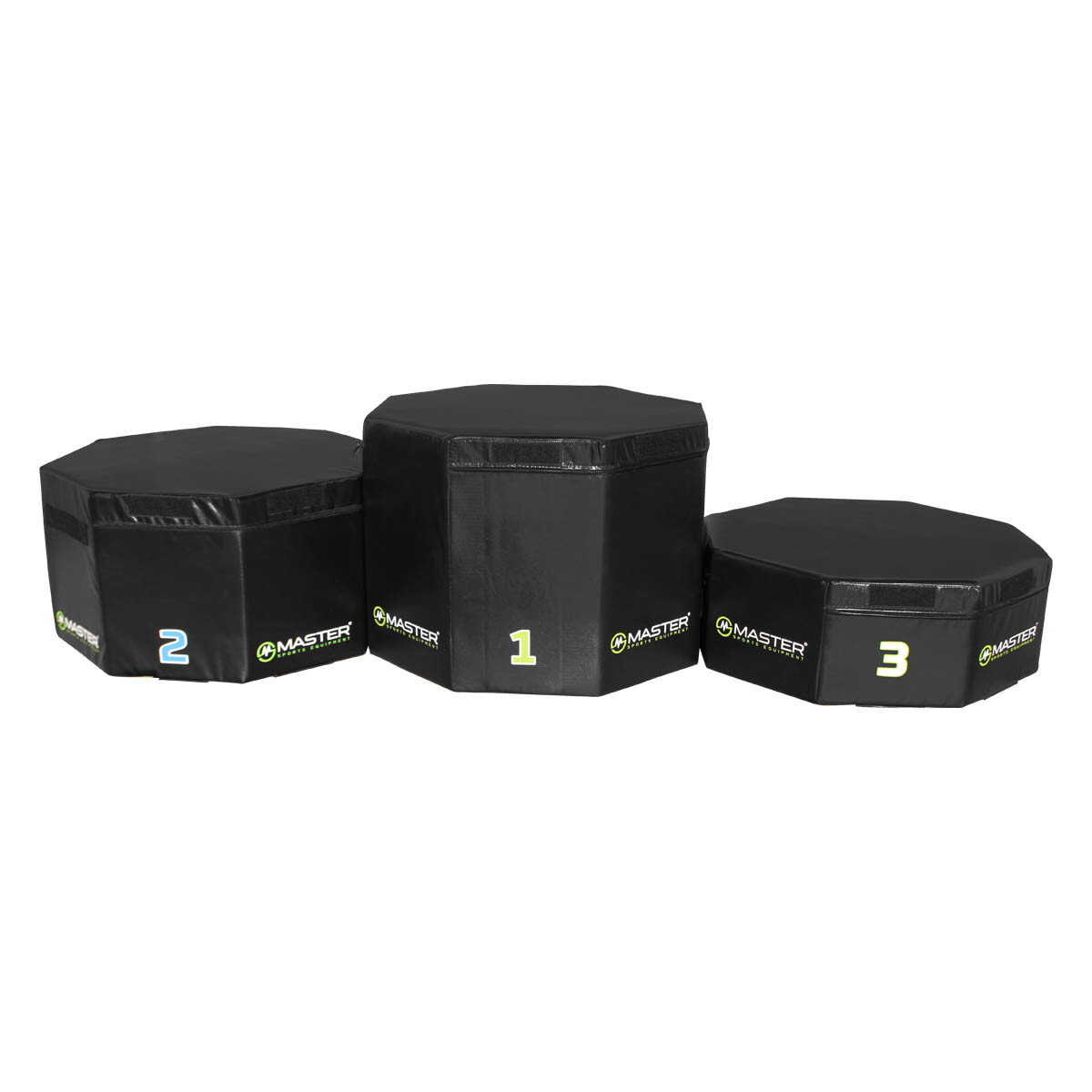 Stupně vítězů - set tréninkových plyo boxů MASTER 30, 45 a 60 cm