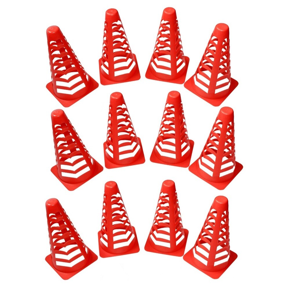 Fotbalové překážky MASTER sada 12 ks kuželů - 22 cm