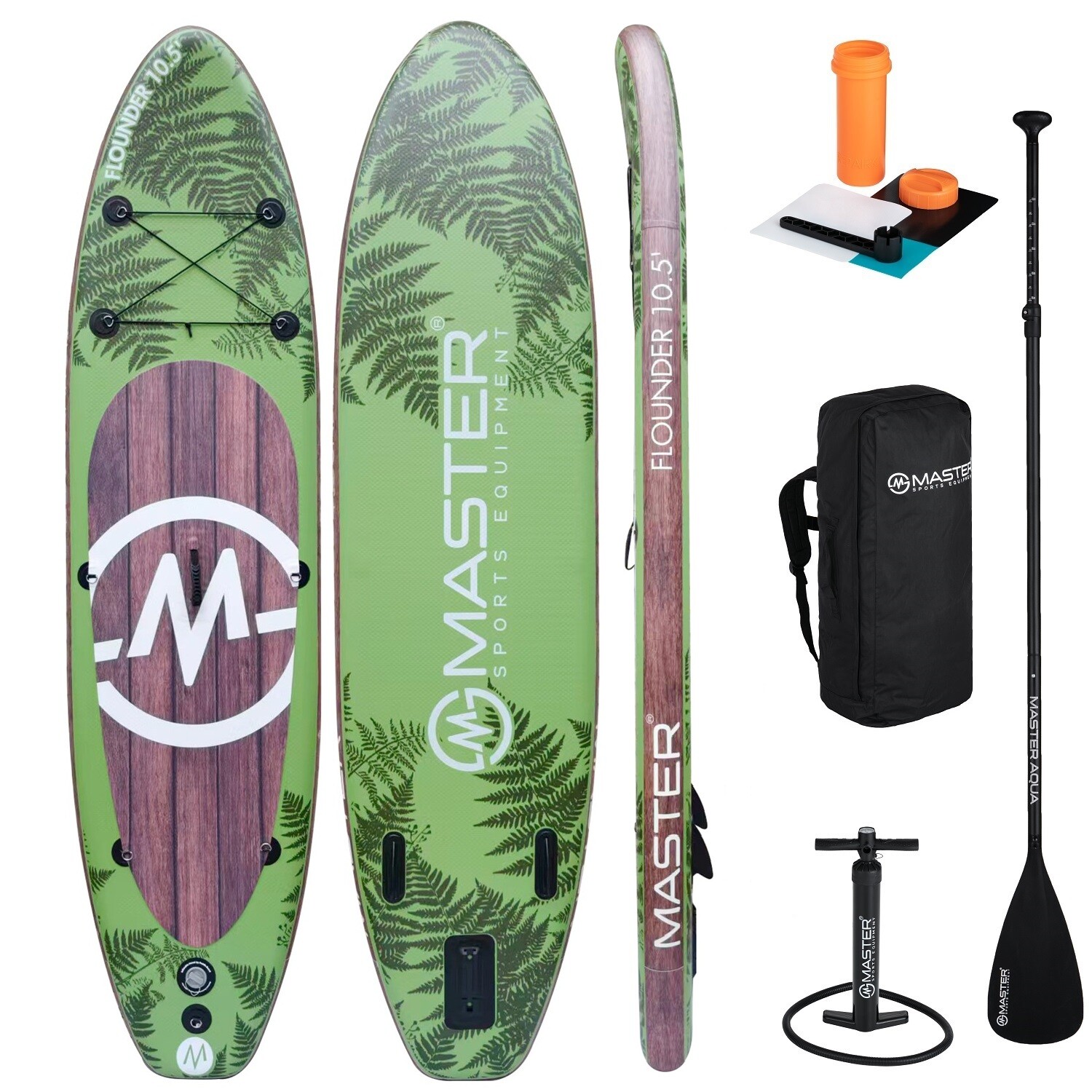 Paddleboard MASTER Aqua Flounder - 10.5