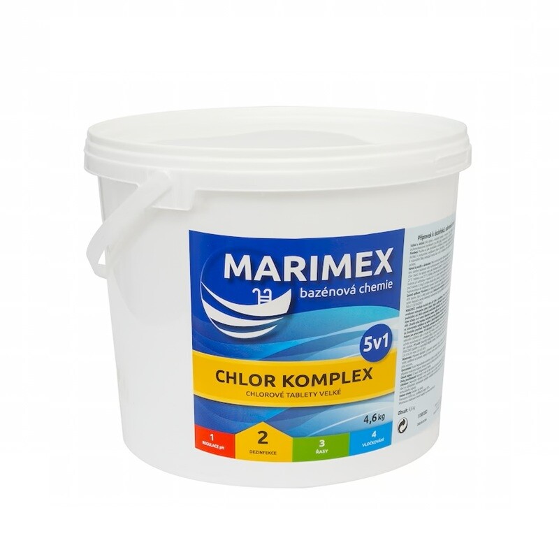 Bazénová chemie MARIMEX Komplex 5v1 4,6 kg