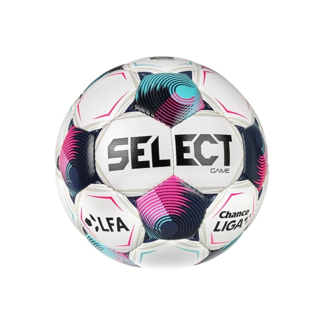 Fotbalový míč SELECT FB Game CZ Chance Liga 2026/27 3 bílo-růžová
