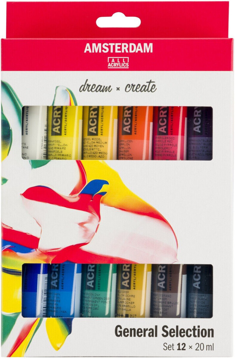 Sada akrylů Amsterdam Standard 12x20ml