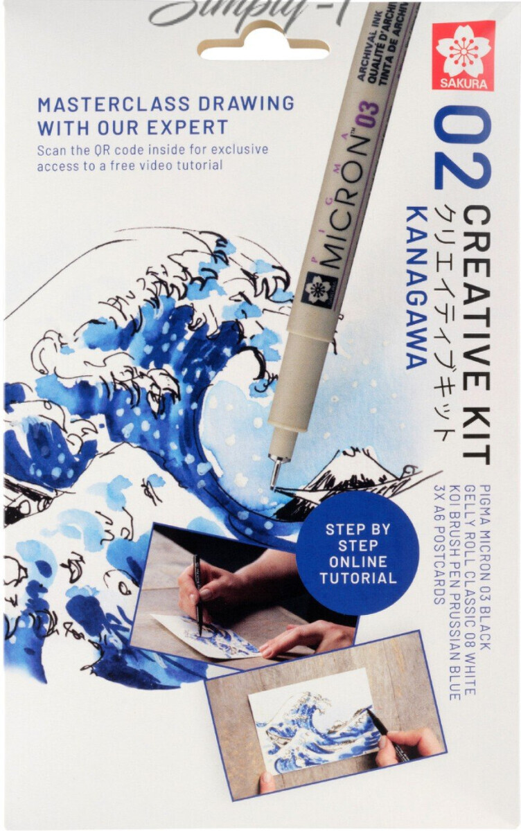 Sada kreativní Sakura Wave of Kanagawa