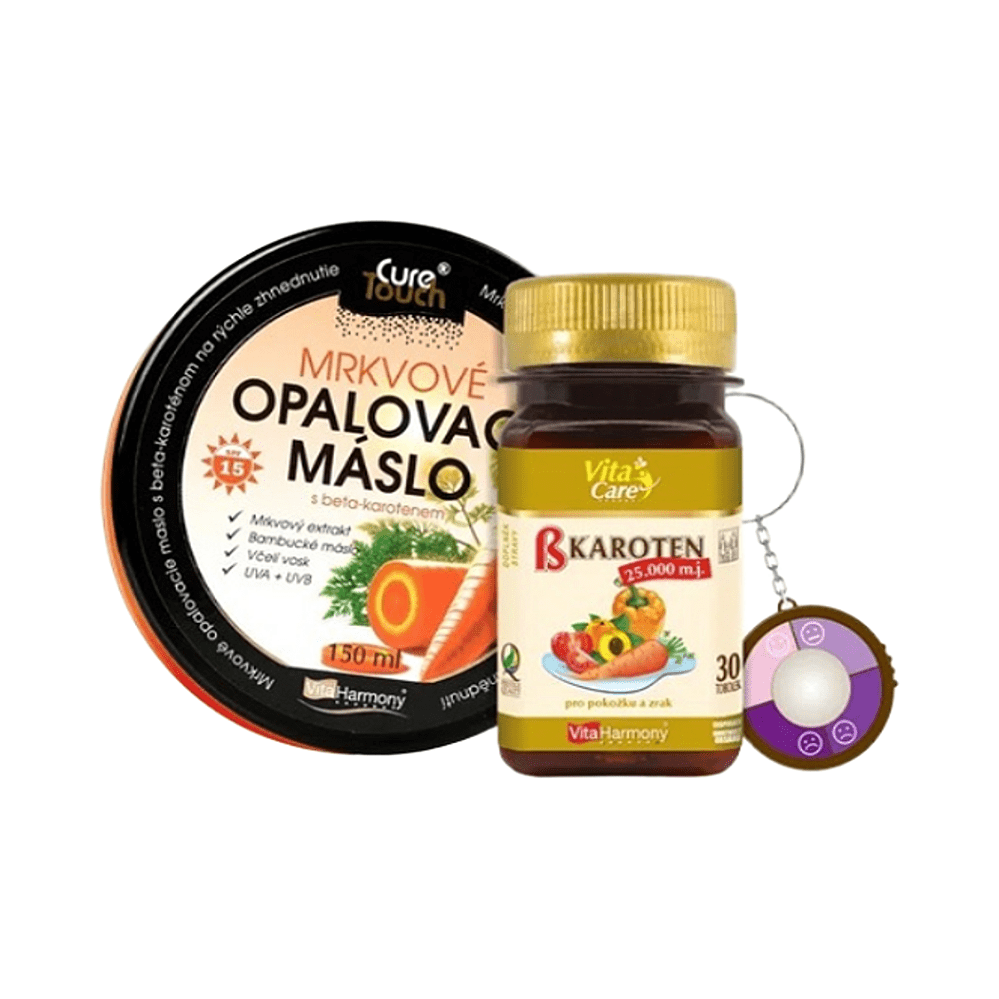 VITAHARMONY Opalovací komplet s Beta karotenem 25.000 m.j. ZDARMA