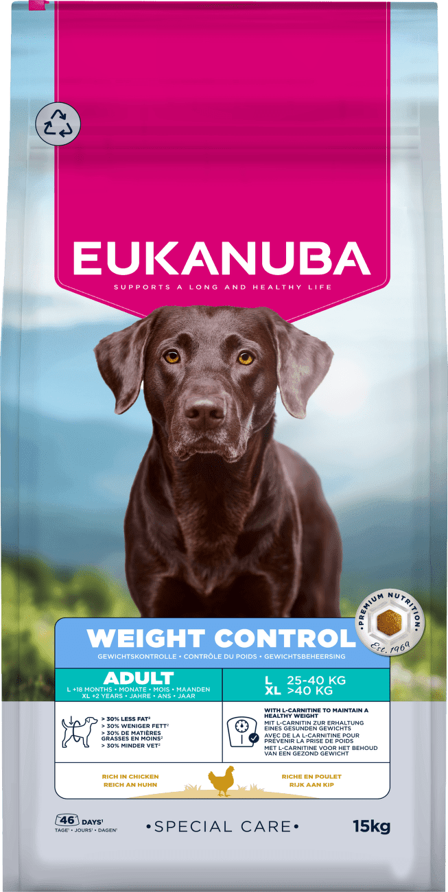 Krmivo Eukanuba Special Care Adult Large Weight Control 15 kg