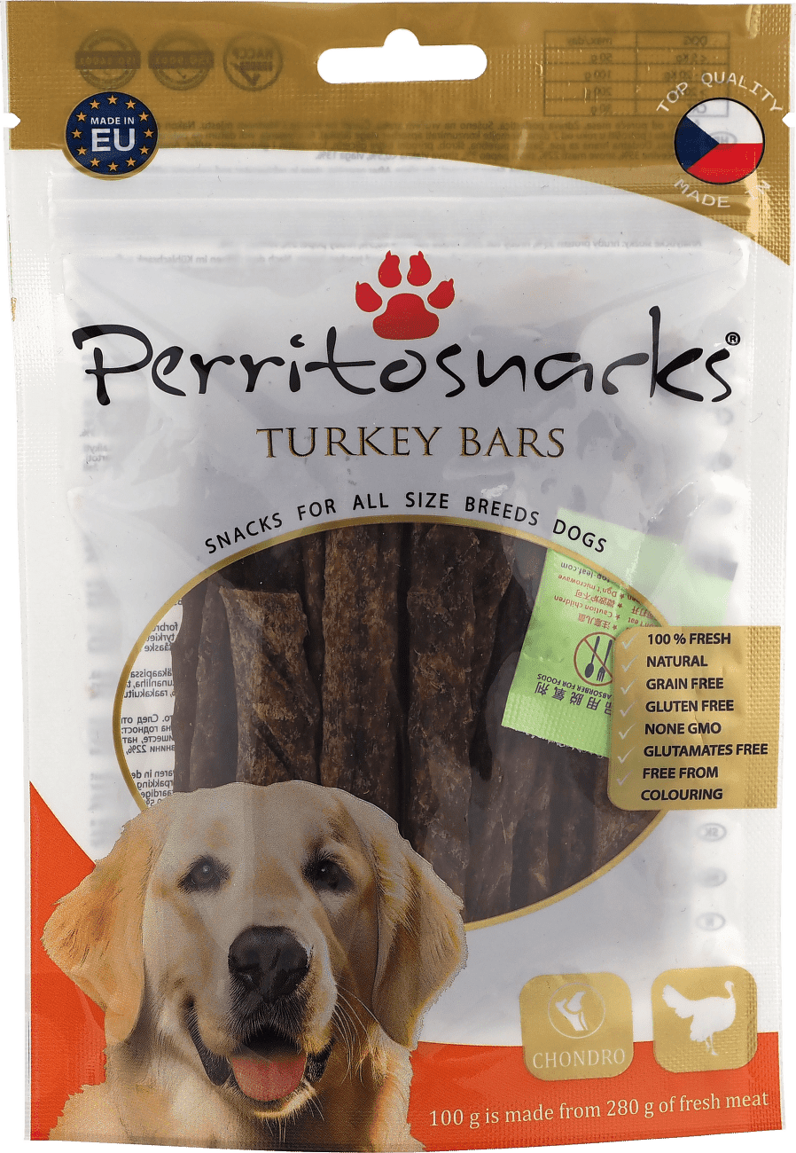 Pochoutka Perrito sušené krůtí tyčinky pro psy 100 g