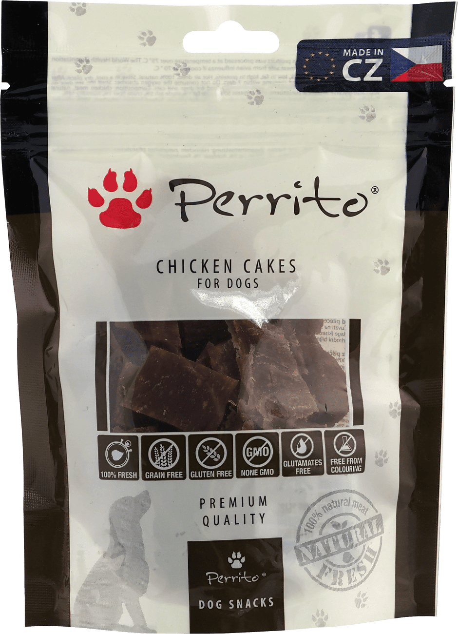 Pochoutka Perrito sušené kuřecí koláčky pro psy 100 g