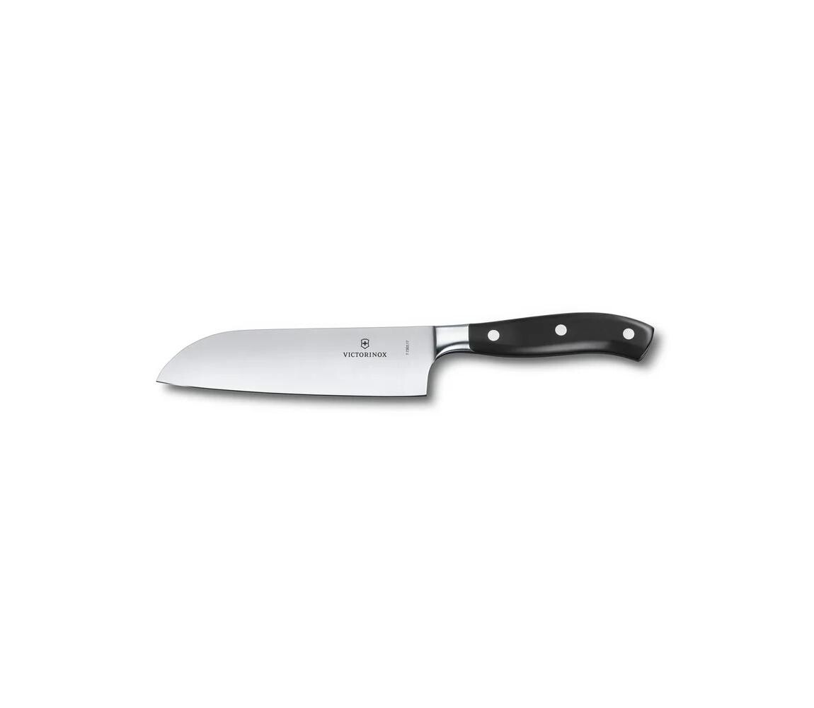 Victorinox - Kuchyňský nůž santoku GRAND MAITRE 17 cm černá 7.7303.17G