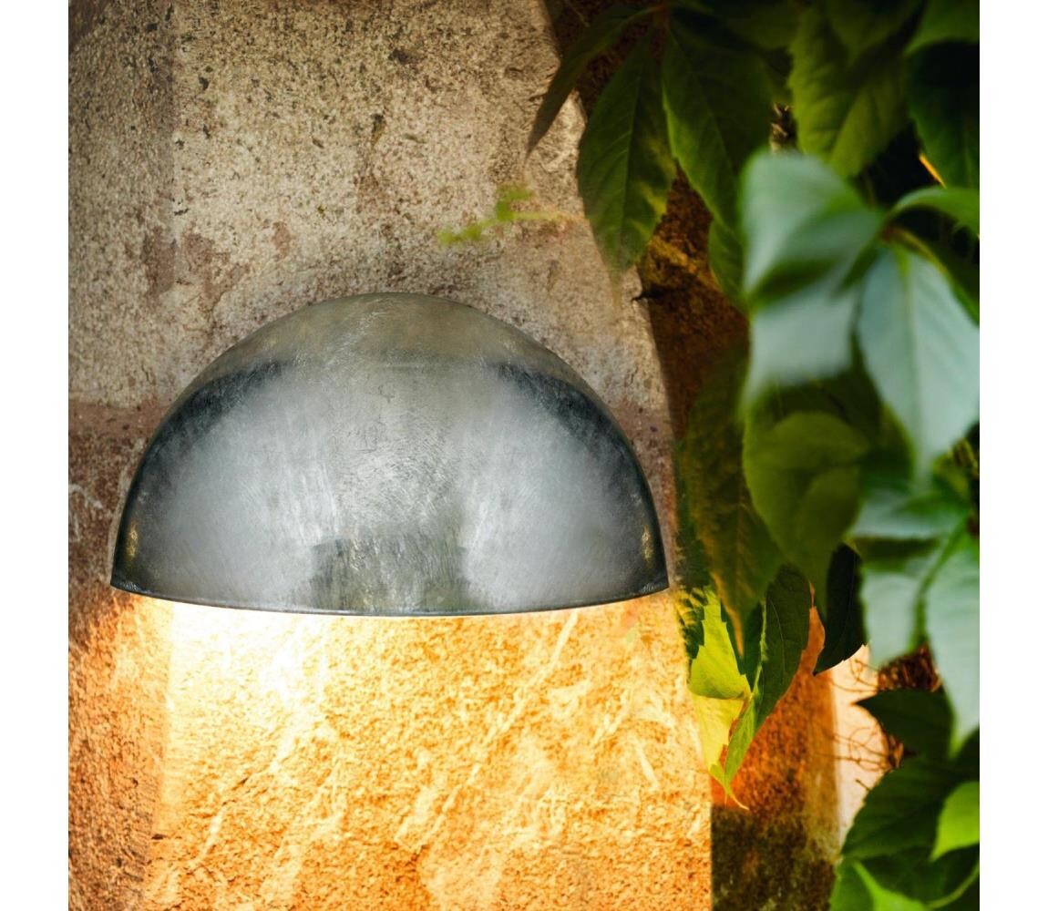 EGLO 90867 - Venkovní nástěnné svítidlo LEPUS 1xE27/40W galvanizovaná ocel 90867