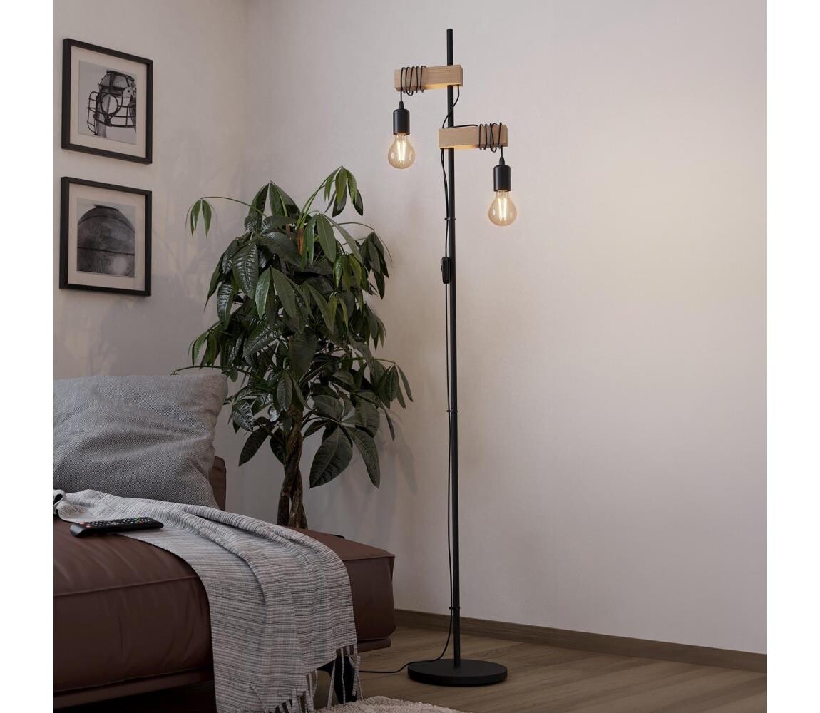 Eglo 32919 - Stojací lampa TOWNSHEND 2xE27/10W/230V 32919
