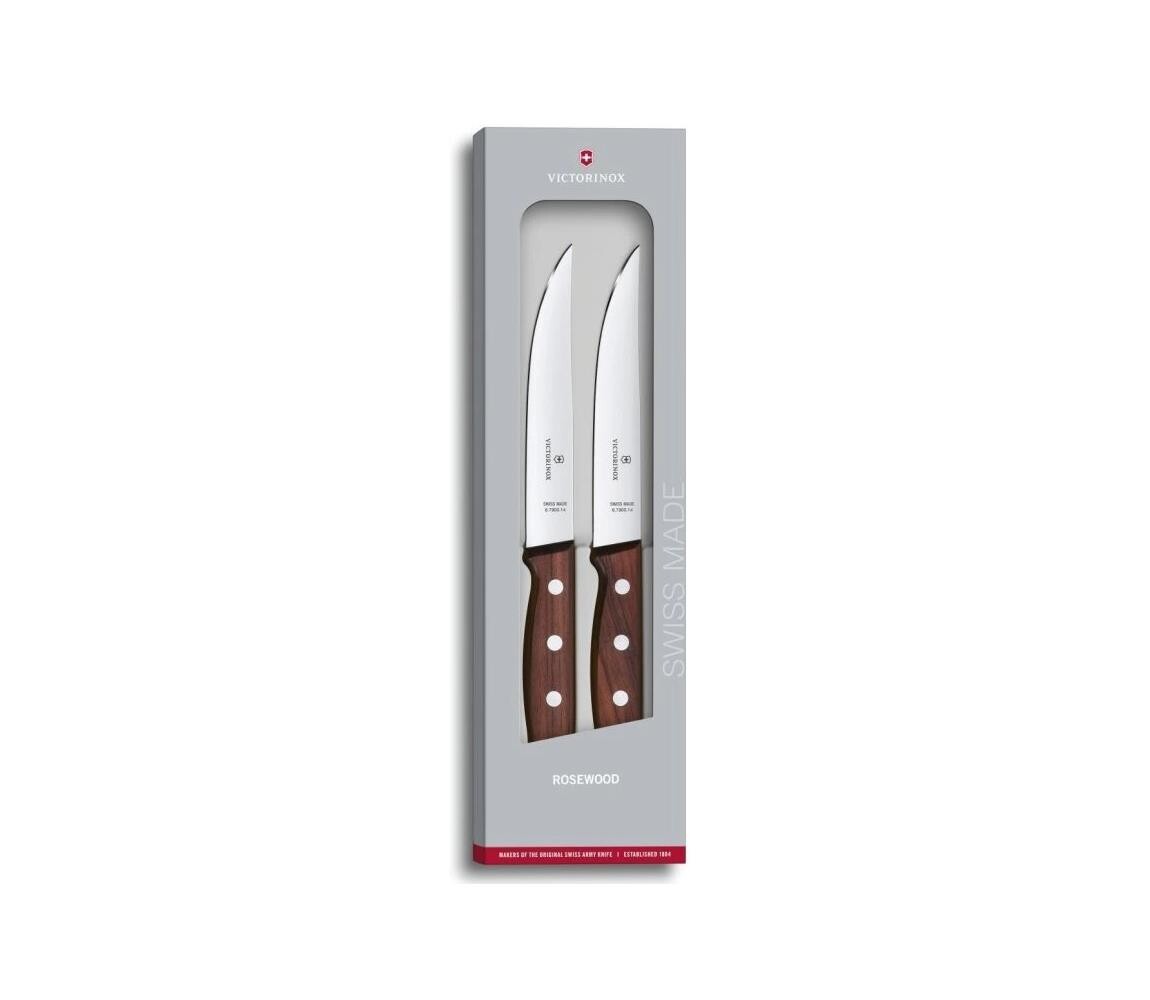 Victorinox - Sada steakových nožů WOOD 14 cm 2 ks javor 5.1120.2G