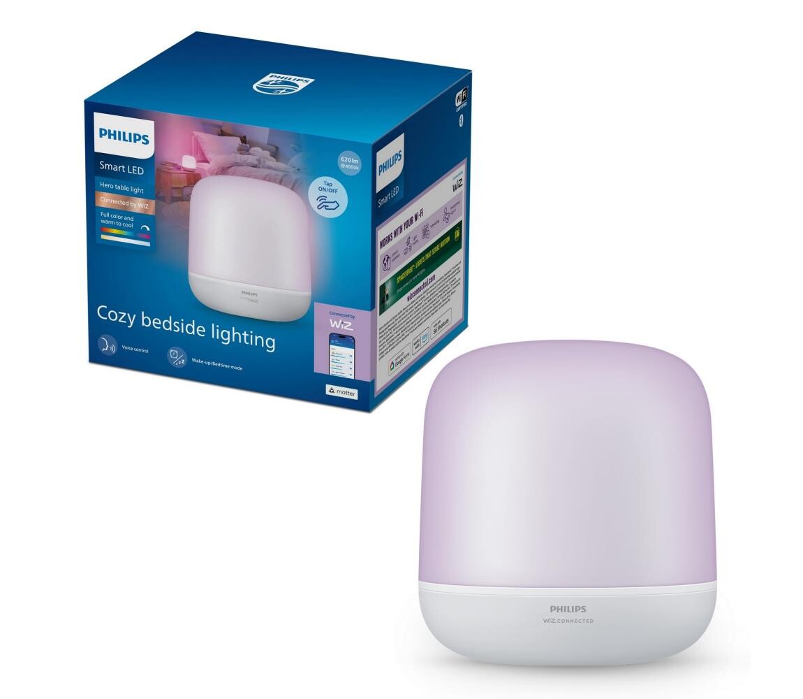 Philips Smart Philips -LED RGBW Stmív. stolní lampa SMART LED/8,5W/230V 2200-6500K Wi-Fi 8721103136275