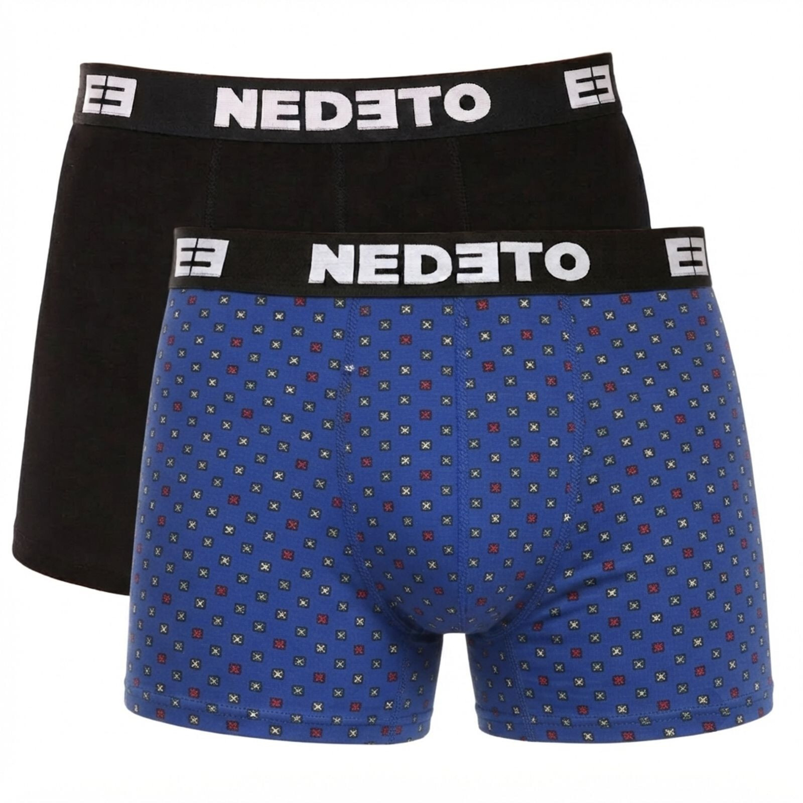 2PACK pánské boxerky Nedeto vícebarevné (2NBV20) M, trenky / trenýrky
