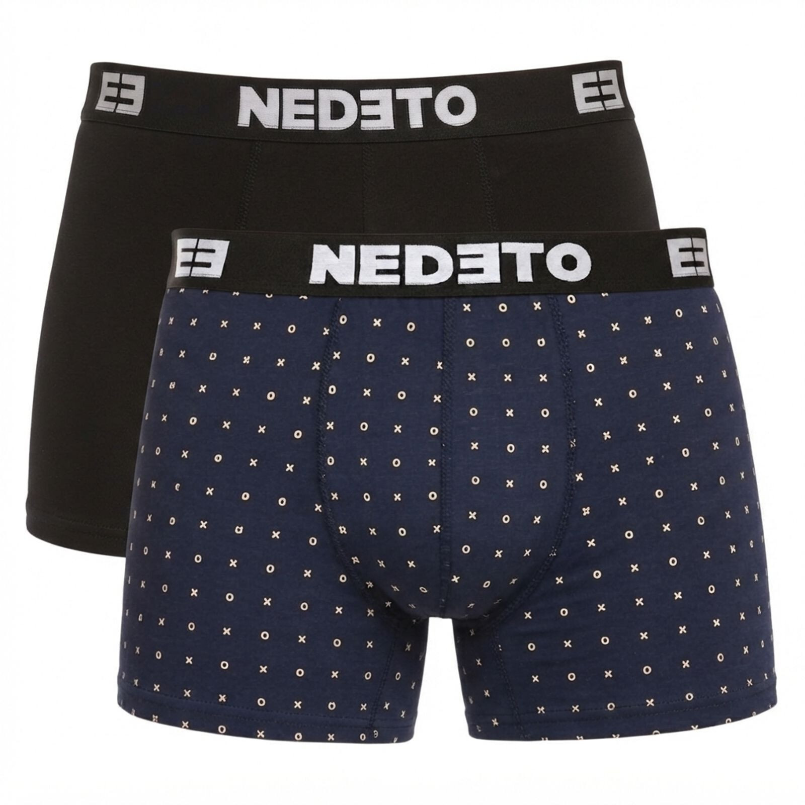 2PACK pánské boxerky Nedeto vícebarevné (2NBV18) M, trenky / trenýrky