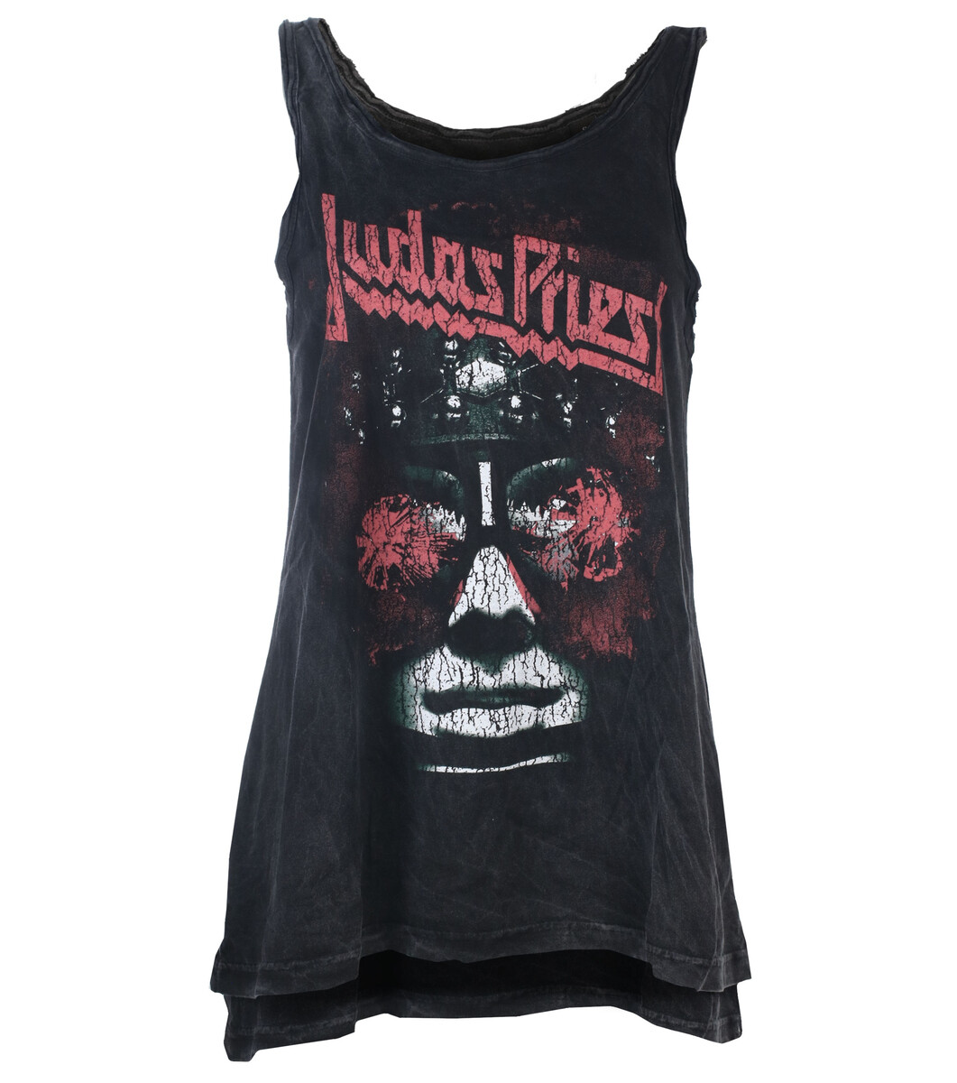 dámské tílko Judas Priest - Street Firepower - washed černé - METALSHOP ORIGINALS S