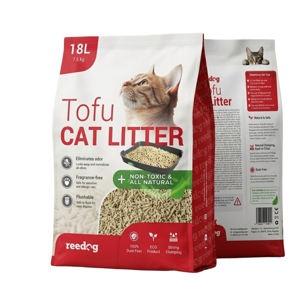 Reedog stelivo pro kočky Tofu 18 l | P59270