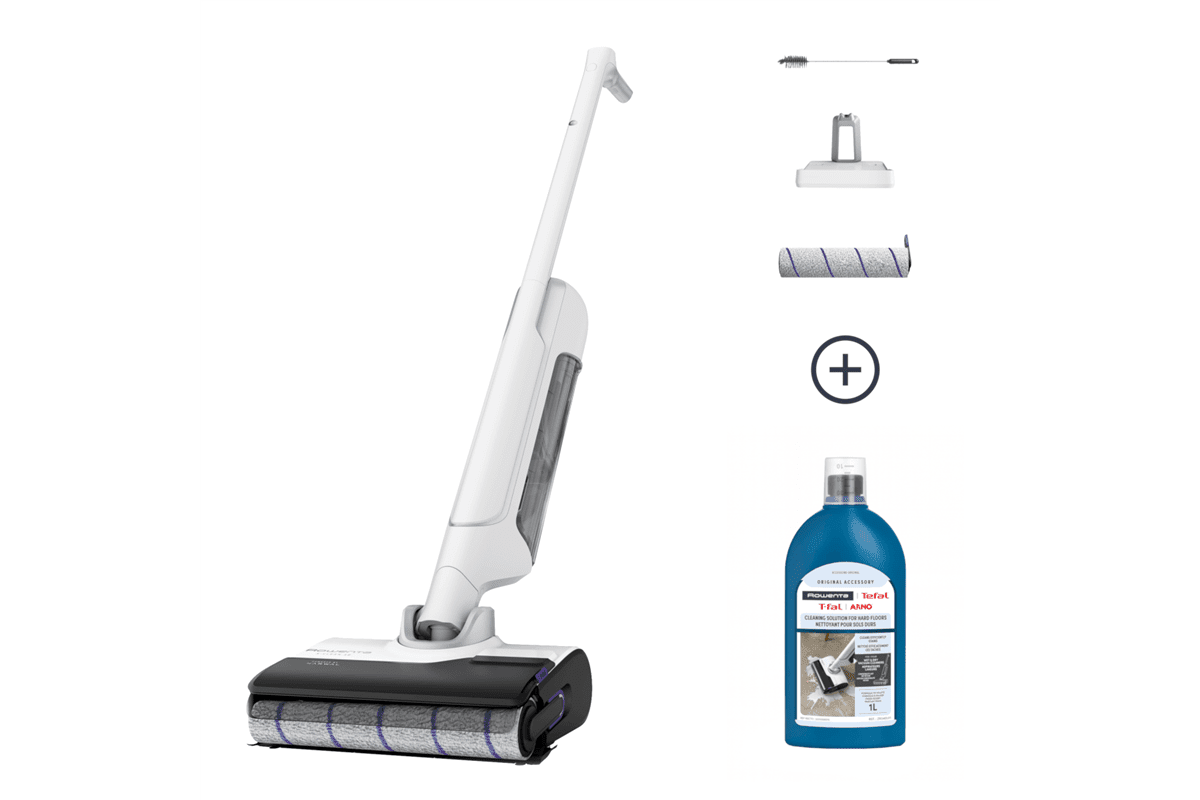Akční set podlahová myčka Rowenta X-Clean 10 GZ7540 + čisticí prostředek na podlahy 1 l