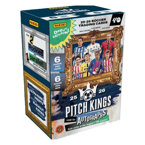 2025-2026 Panini Pitch Kings Soccer International Blaster Box - fotbalové karty