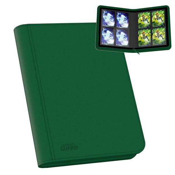 Album na karty Ultimate Guard 4-Pocket ZipFolio XenoSkin Green