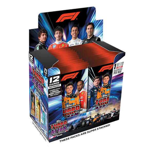 2026 Topps Turbo Attax F1 Formule 1 Booster Box (24 balíčků)
