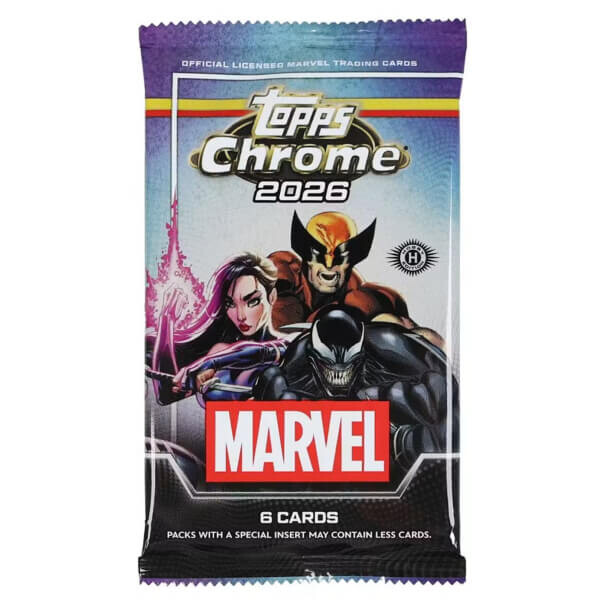 2026 Topps Chrome Marvel Hobby Balíček