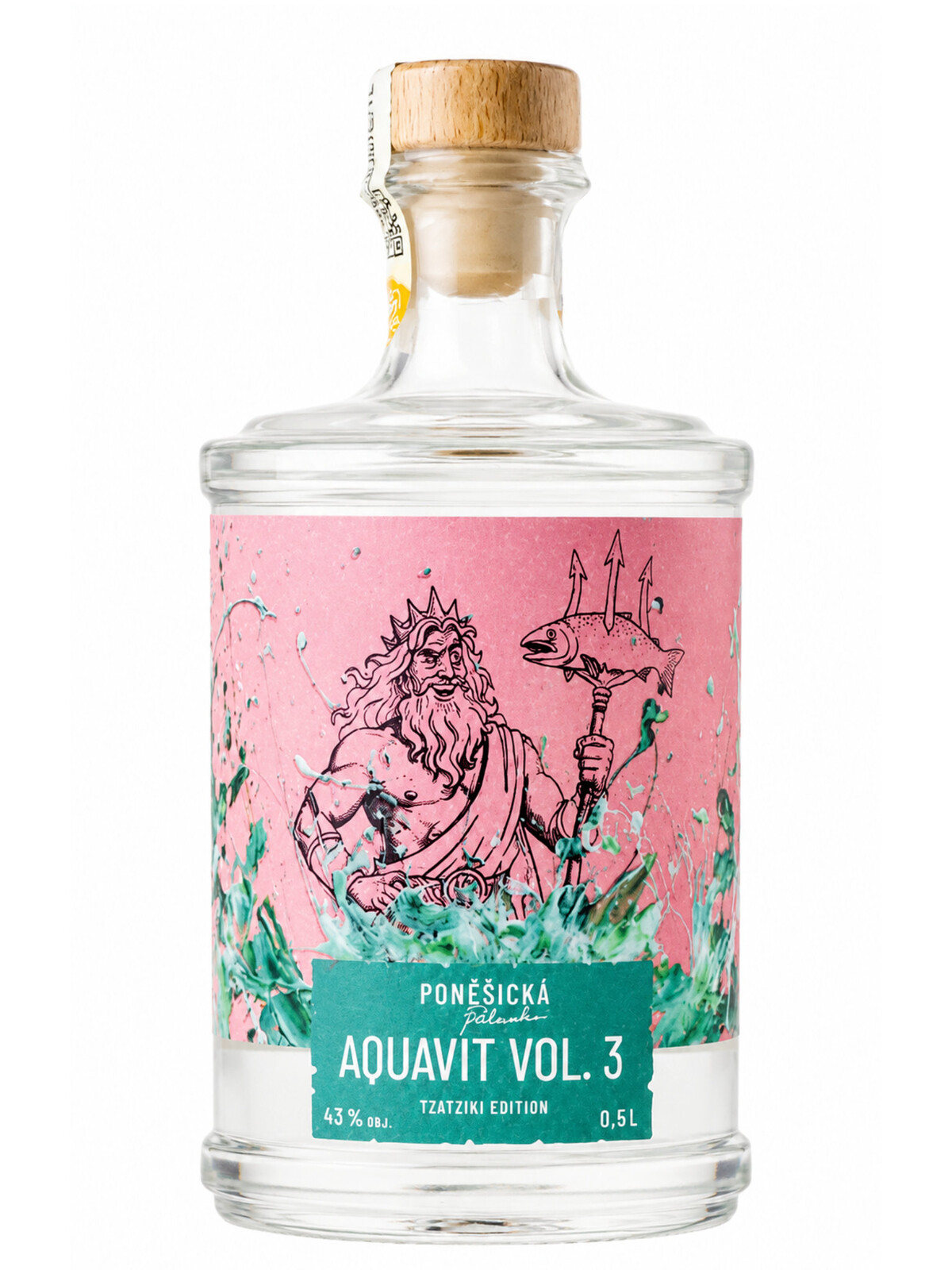 Lihovar Poněšice Poněšický AQUAVIT vol 3 43% 0,5l