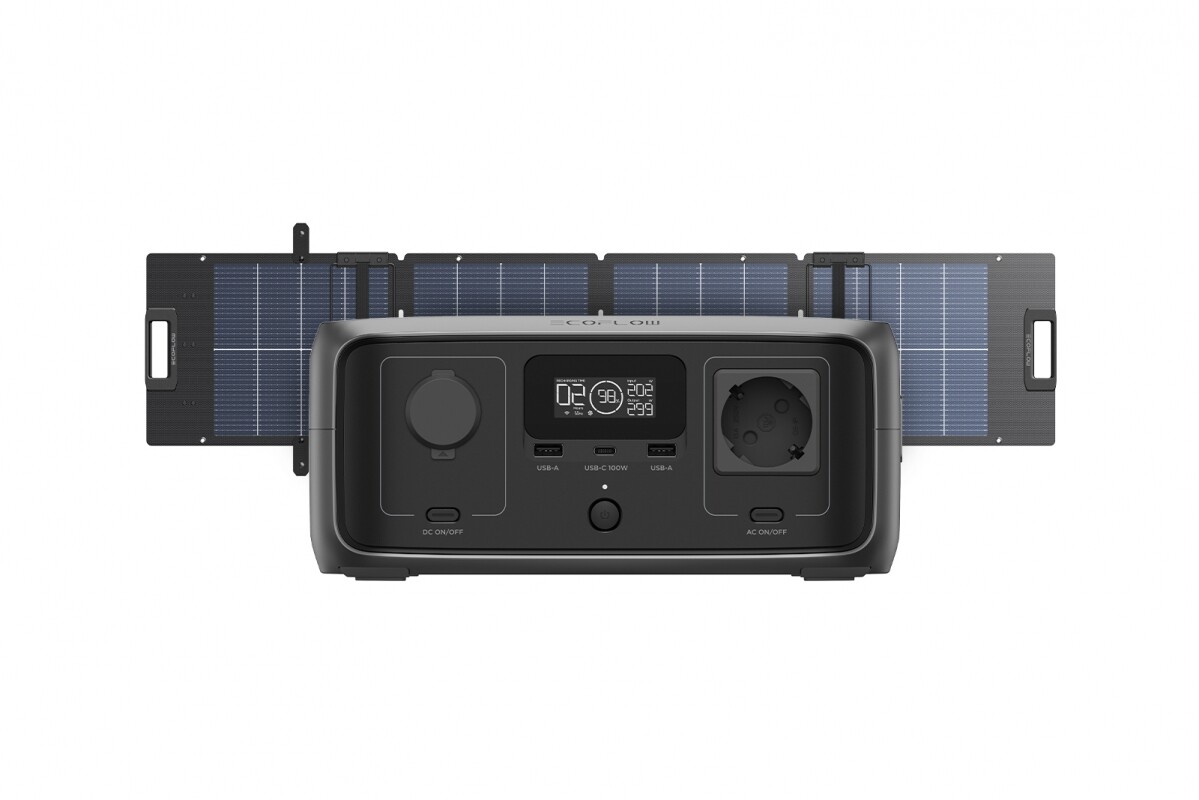 EcoFlow - River 3 UPS + EcoFlow 110W solární panel (Soft Bundle)