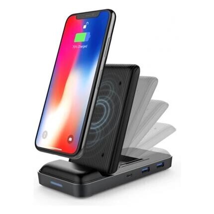 HyperDrive USB-C Hub s 7,5W bezdrátovou rychlonabíječkou