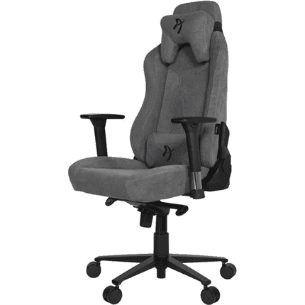 AROZZI VERNAZZA Soft Fabric herní židle popelová