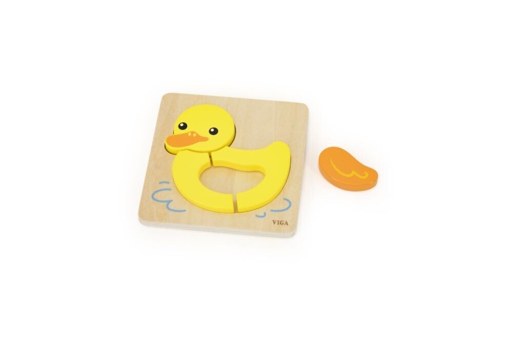 Viga Dřevěné puzzle pro nejmenší - Kačenka