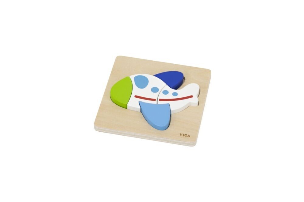 Viga Dřevěné puzzle pro nejmenší - Letadlo