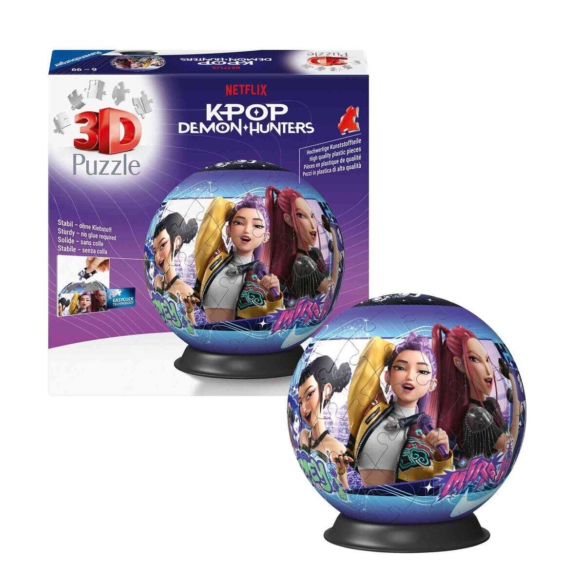 Ravensburger K-pop: Lovkyně démonů Puzzle-Ball 73 dílků
