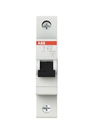 Abb 2Cds211001R0165 Mcb, Thermal, 1Pole, 16A, 400V