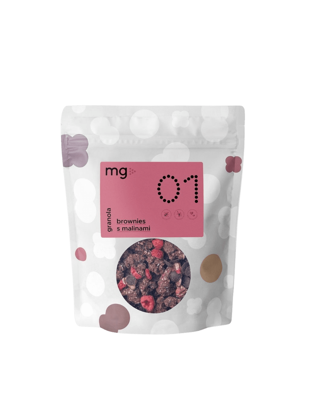 MG NUTRITION Granola 01 Brownies s malinami 500 g