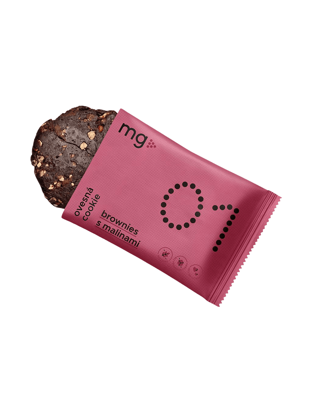 MG NUTRITION Bezlepková cookie 01 Brownies s malinami 70 g