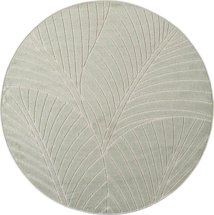 Zelený kulatý vnitřní a venkovní koberec ø 80 cm Nova 1203 – Ayyildiz Carpets
