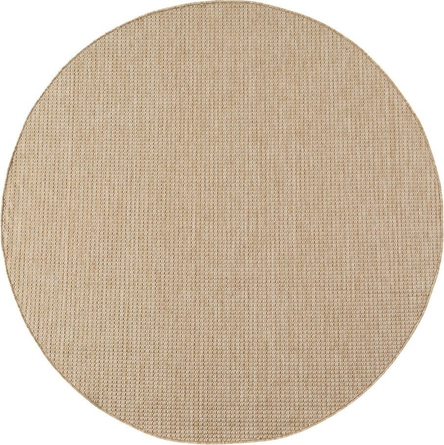 Béžový kulatý vnitřní a venkovní koberec ø 120 cm Mira 1450 – Ayyildiz Carpets