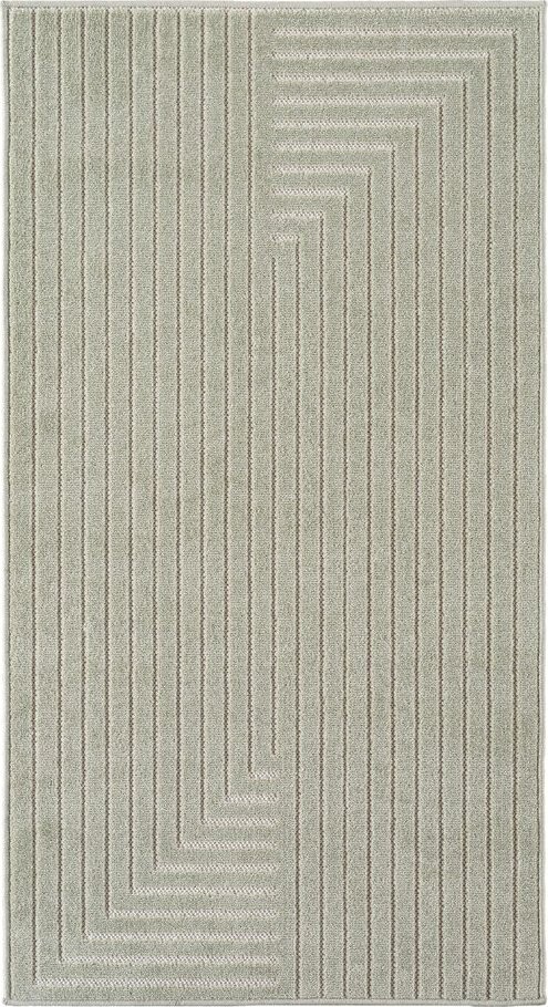 Zelený vnitřní a venkovní koberec 80x150 cm Nova 1202 – Ayyildiz Carpets