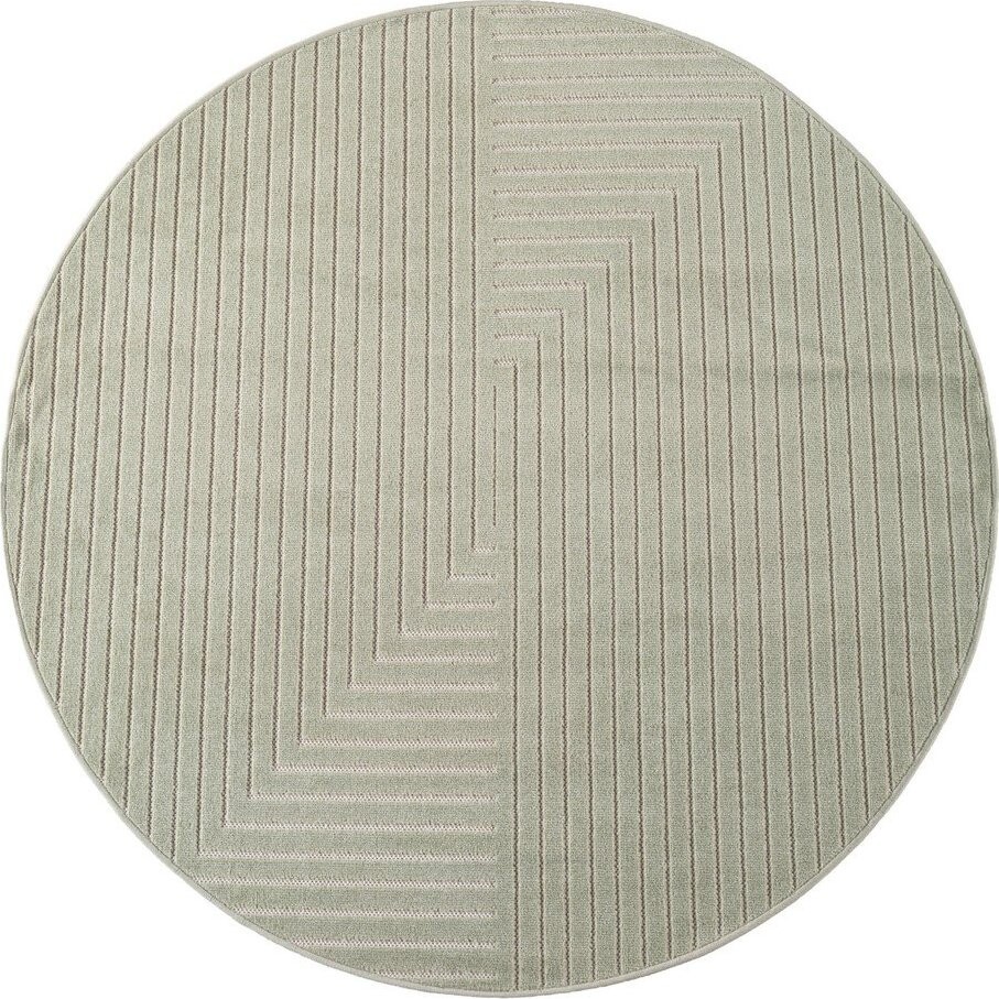 Zelený kulatý vnitřní a venkovní koberec ø 160 cm Nova 1202 – Ayyildiz Carpets