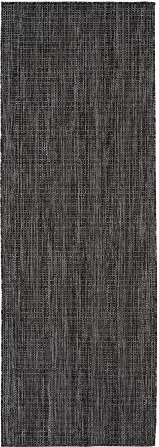 Černý vnitřní a venkovní běhoun 80x250 cm Mira 1450 – Ayyildiz Carpets