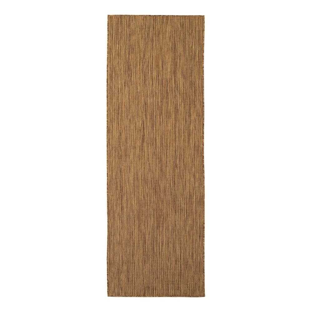 Hnědý vnitřní a venkovní běhoun 80x250 cm Mira 1450 – Ayyildiz Carpets