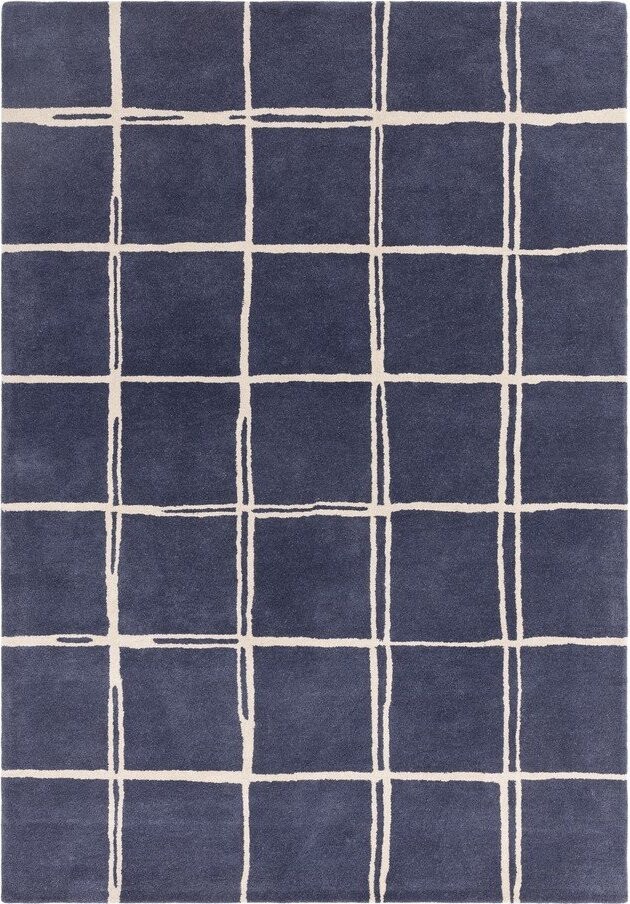 Modrý ručně tkaný vlněný koberec 200x290 cm – Asiatic Carpets